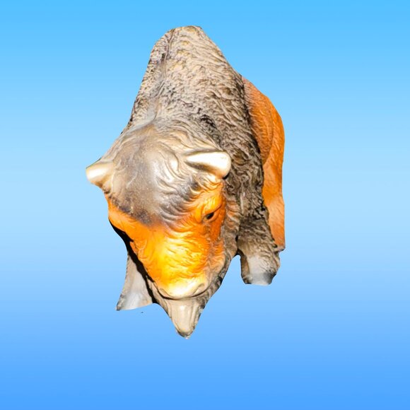 Ceramic buffalo - Picture 3 of 4